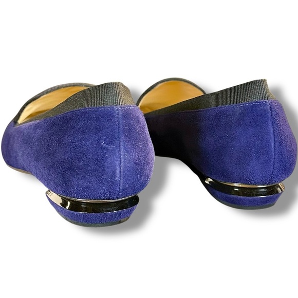 NWT Nicholas Kirkwood Blue Suede & Snakeskin Cap Toe Loafers Size 7 ASO Beatrice - Picture 11 of 16